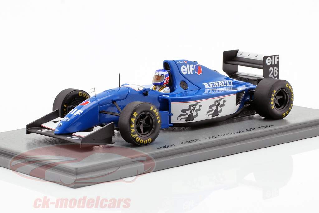 Olivier Panis Ligier JS39B #26 2e Duits GP formule 1 1994 1:43 Spark