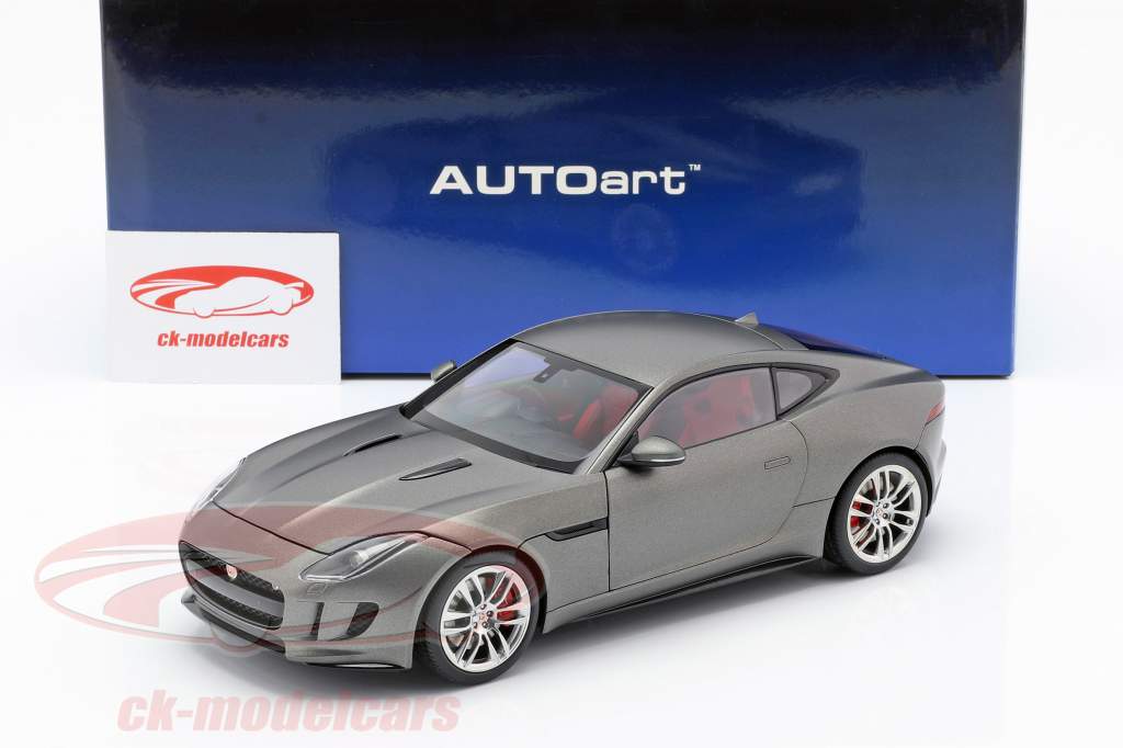 Jaguar F-Type R Coupe Year 2015 matt gray 1:18 AUTOart