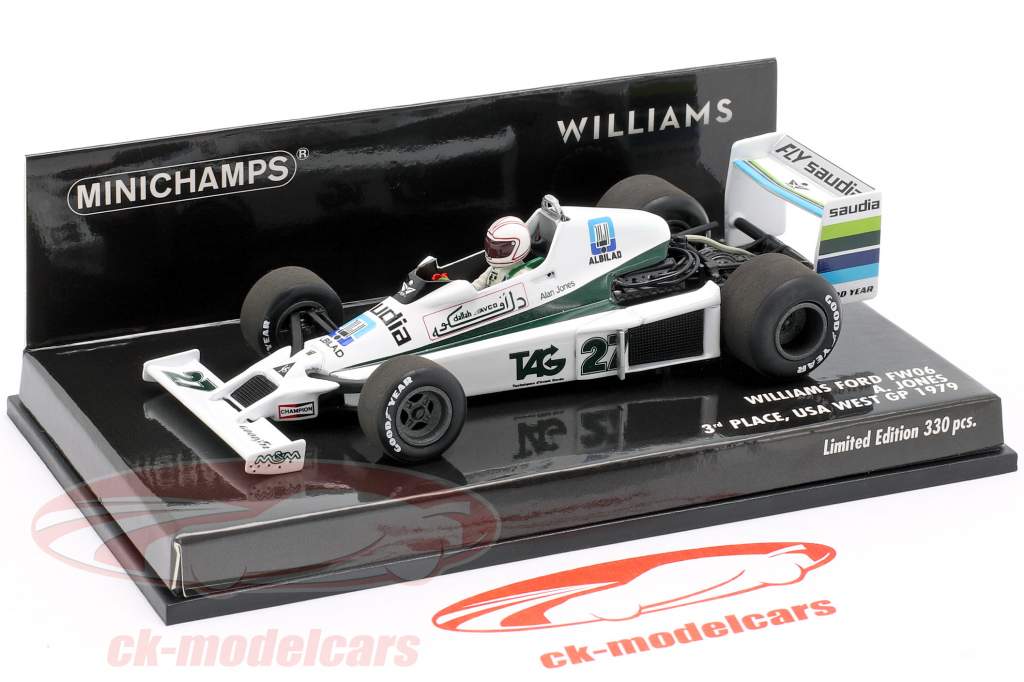 Minichamps 1:43 Alan Jones Williams FW06 #27 3rd United
