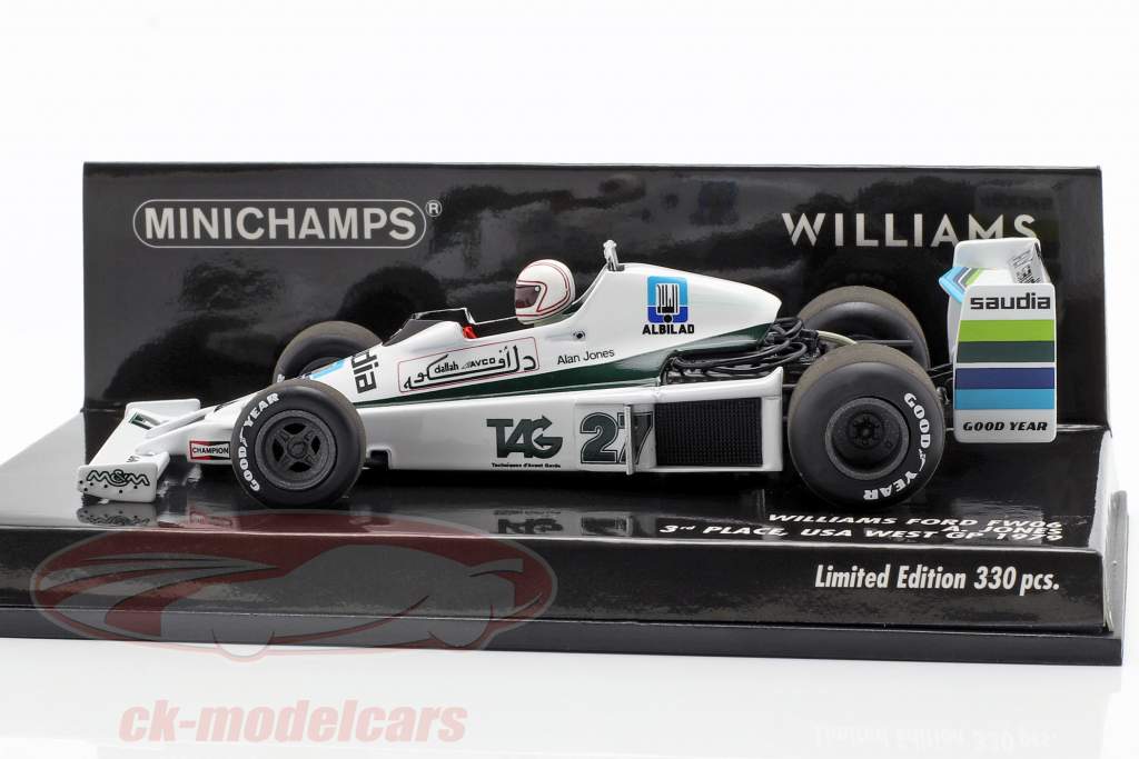 特価 Western Models 1/43 ウィリアムス Ford FW06 MINICHAMPS 410790027 Williams FW06 Ford #27 GP USA West 1979