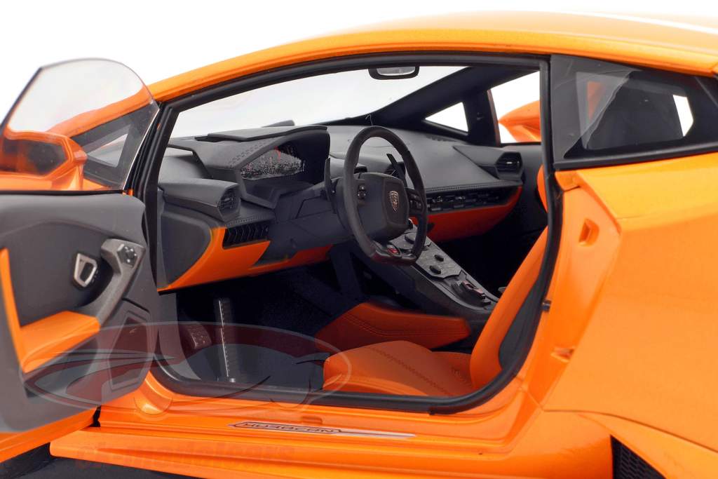 Lamborghini Huracan LP610-4 jaar 2014 borealis oranje 1:12 AUTOart
