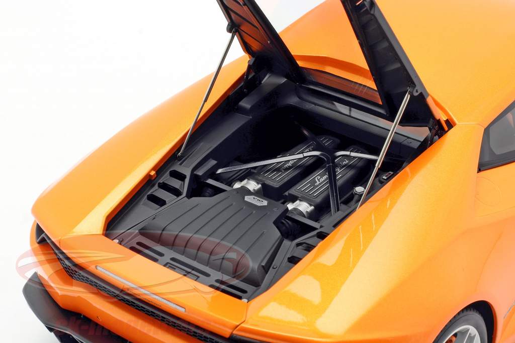 Lamborghini Huracan LP610-4 jaar 2014 borealis oranje 1:12 AUTOart