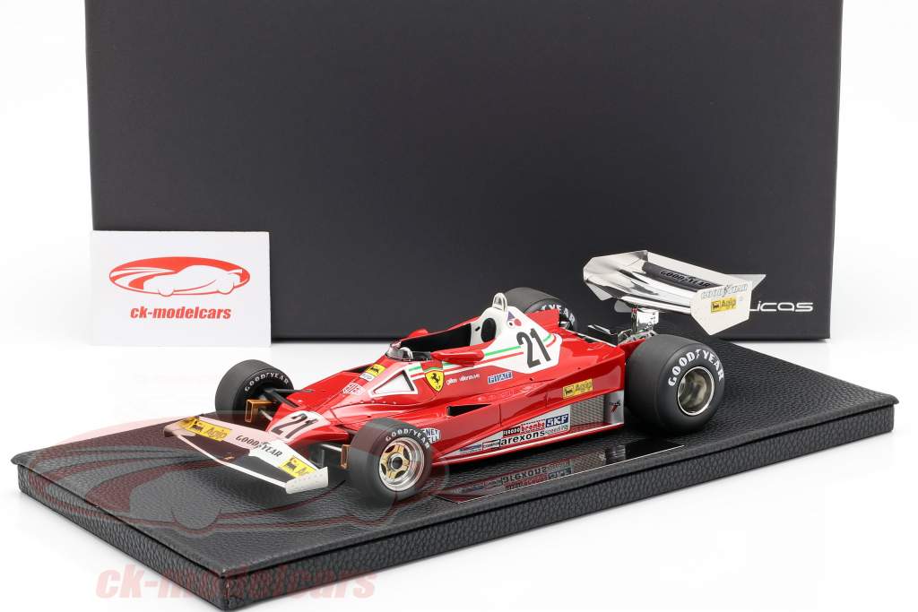 Gilles Villeneuve Ferrari 312 T2 #21 formula 1 1977 1:18 GP Replicas