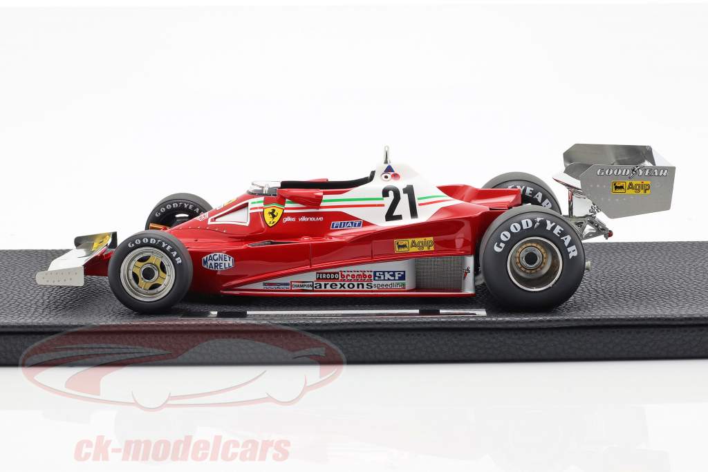 Gilles Villeneuve Ferrari 312 T2 #21 formula 1 1977 1:18 GP Replicas