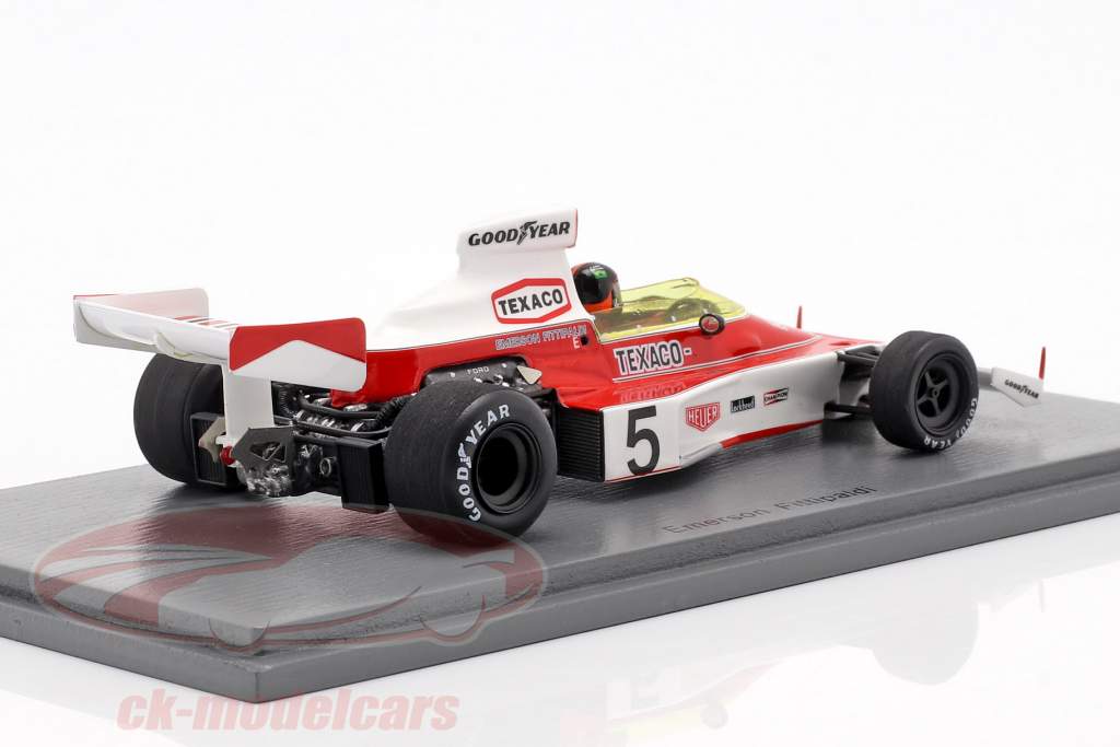 Emerson Fittipaldi McLaren M23 #5 campione del mondo monaco GP formula 1 1974 1:43 Spark