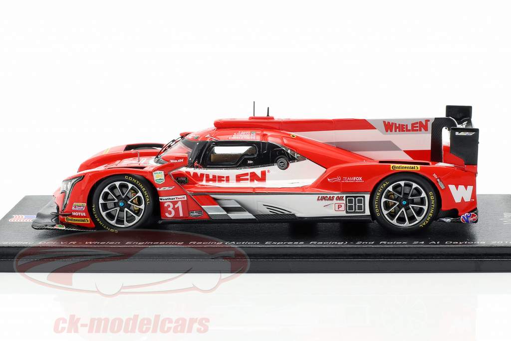 Cadillac DPi-V.R #31 segundo 24h Daytona 2018 Conway, Curran, Middleton, Nasr 1:43 Spark