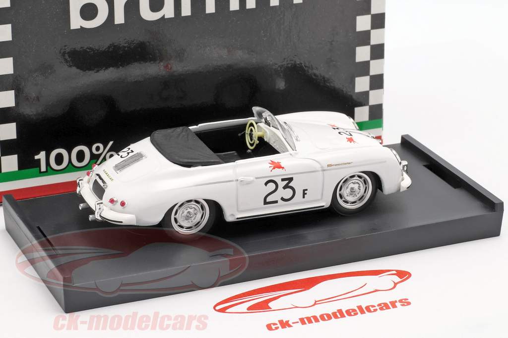 Porsche 356 Speedster #23F palma Springs strada gara 1955 James Dean 1:43 Brumm