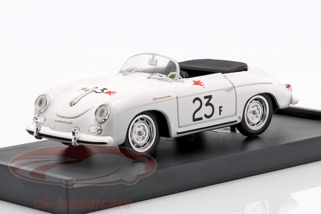 Porsche 356 Speedster #23F palma Springs strada gara 1955 James Dean 1:43 Brumm