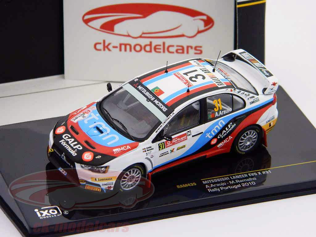 Mitsubishi Lancer Evolution X 31 ° Rally del Portogallo 2010 1:43 Ixo