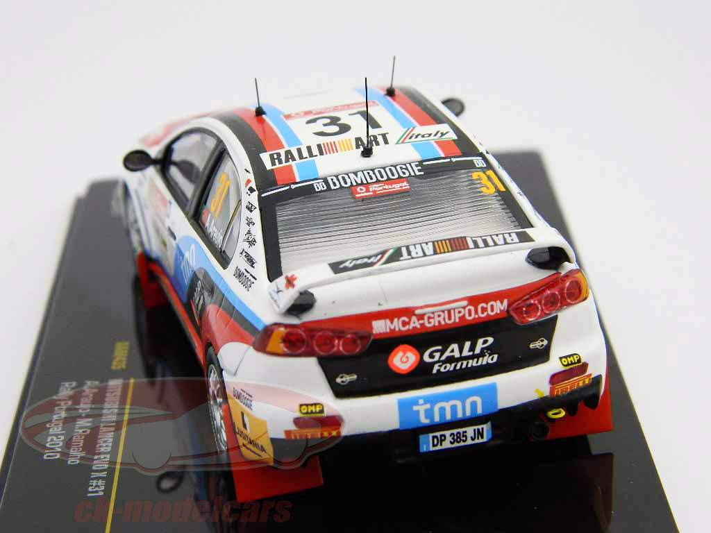 Mitsubishi Lancer Evolution X 31 ° Rally del Portogallo 2010 1:43 Ixo