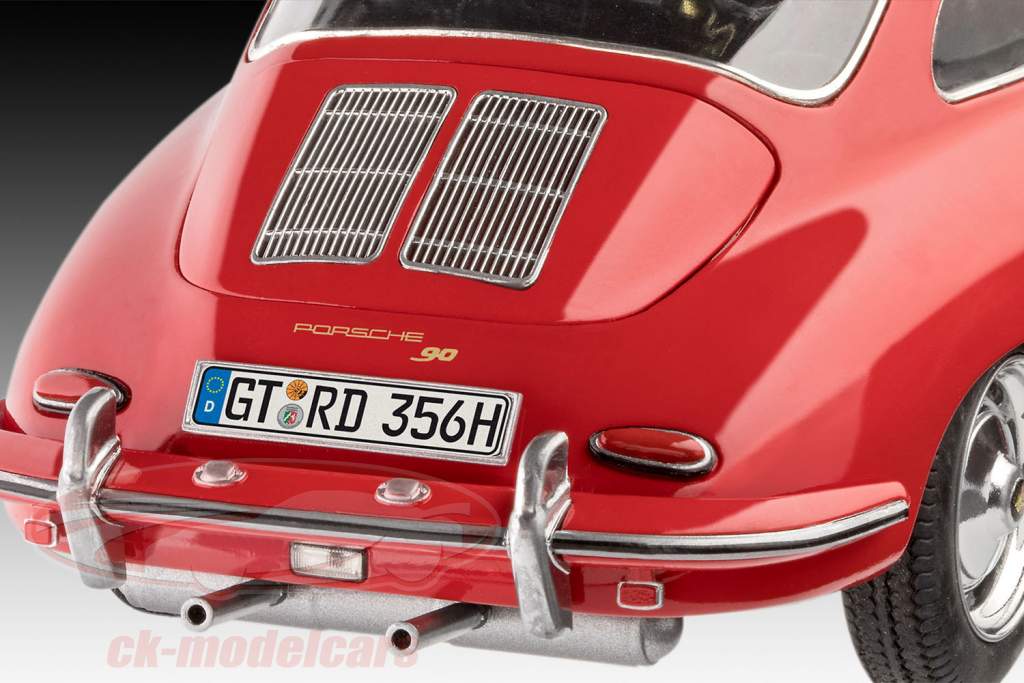 Porsche 356 B Coupe uitrusting rood 1:16 Revell