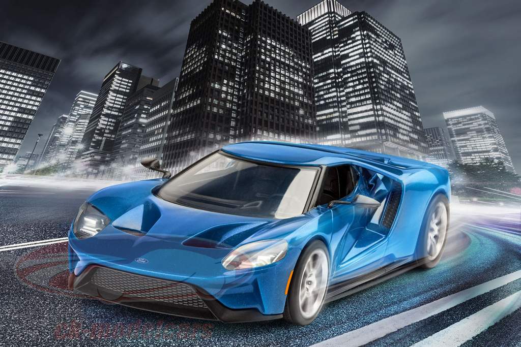 Ford GT year 2017 kit blue 1:24 Revell