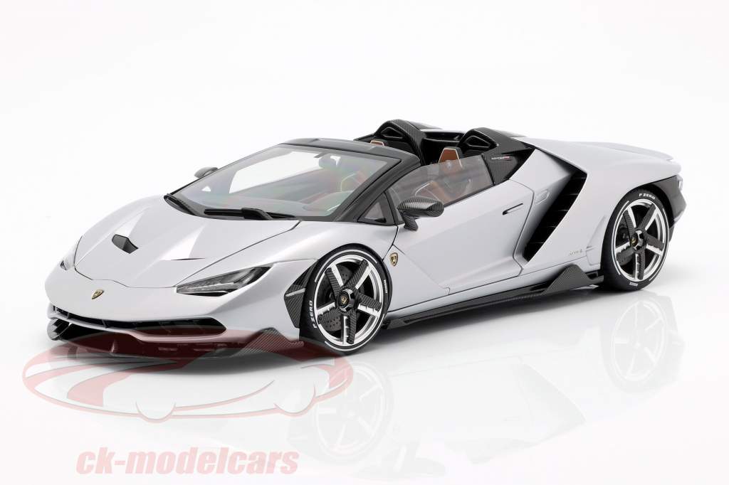 Lamborghini Centenario Roadster Baujahr 2016 silber 1:18 AUTOart