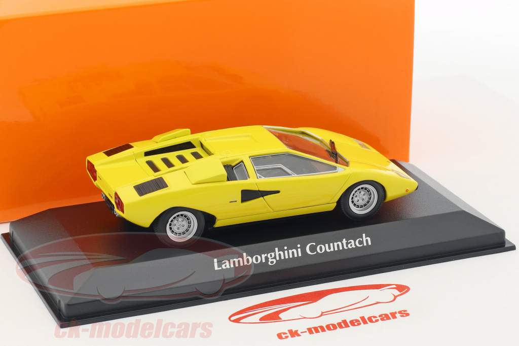 Lamborghini Countach Opførselsår 1970 gul 1:43 Minichamps