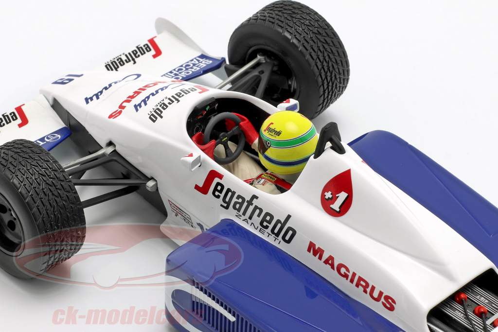 Ayrton Senna Toleman Hart TG184 #19 2e Monaco GP formule 1 1984 1:18 Minichamps