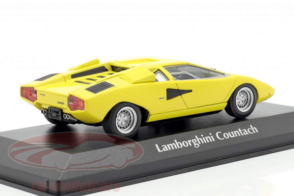 Lamborghini Countach année de construction 1970 jaune 1:43 Minichamps