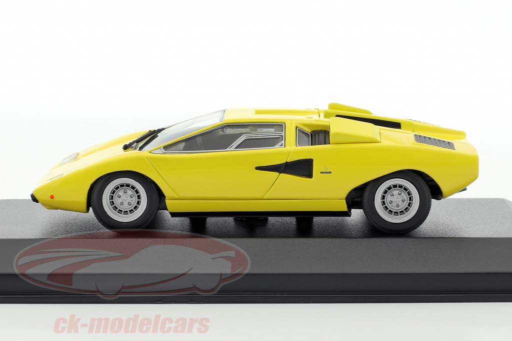 Lamborghini Countach Opførselsår 1970 gul 1:43 Minichamps