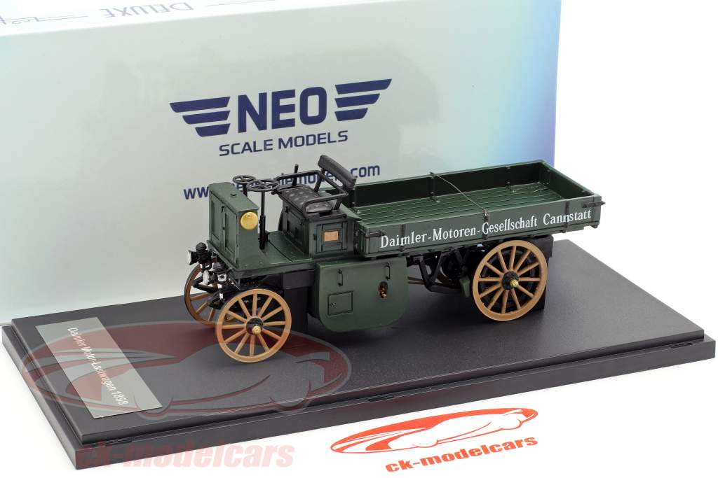 Daimler Motor-Lastwagen anno di costruzione 1898 verde scuro 1:43 Neo