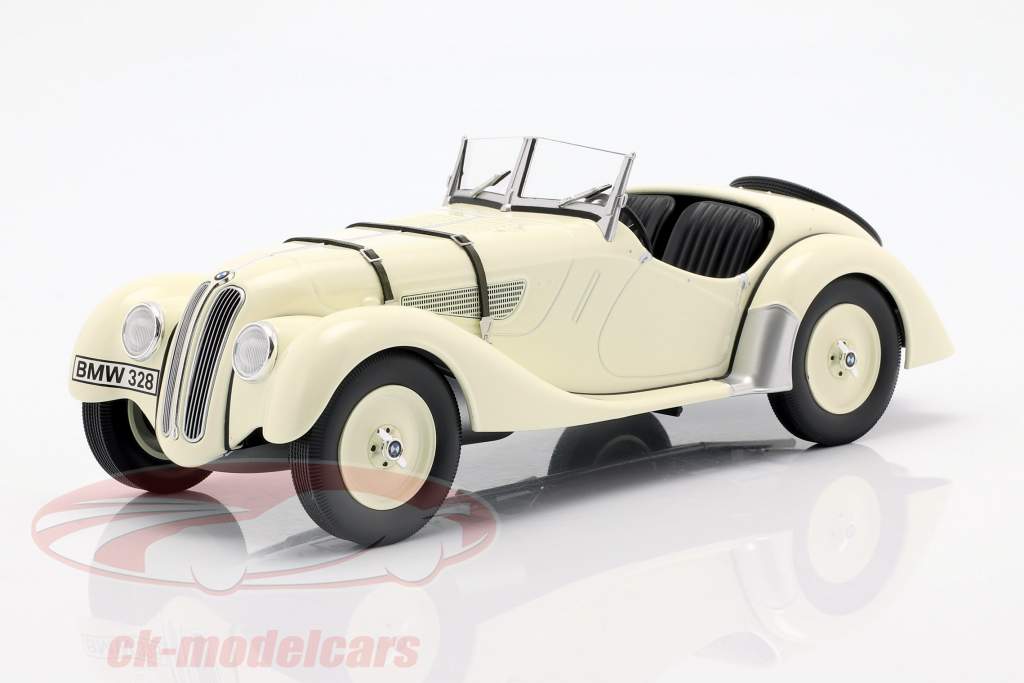 BMW 328 Roadster Year 1936-1940 beige 1:18 Minichamps