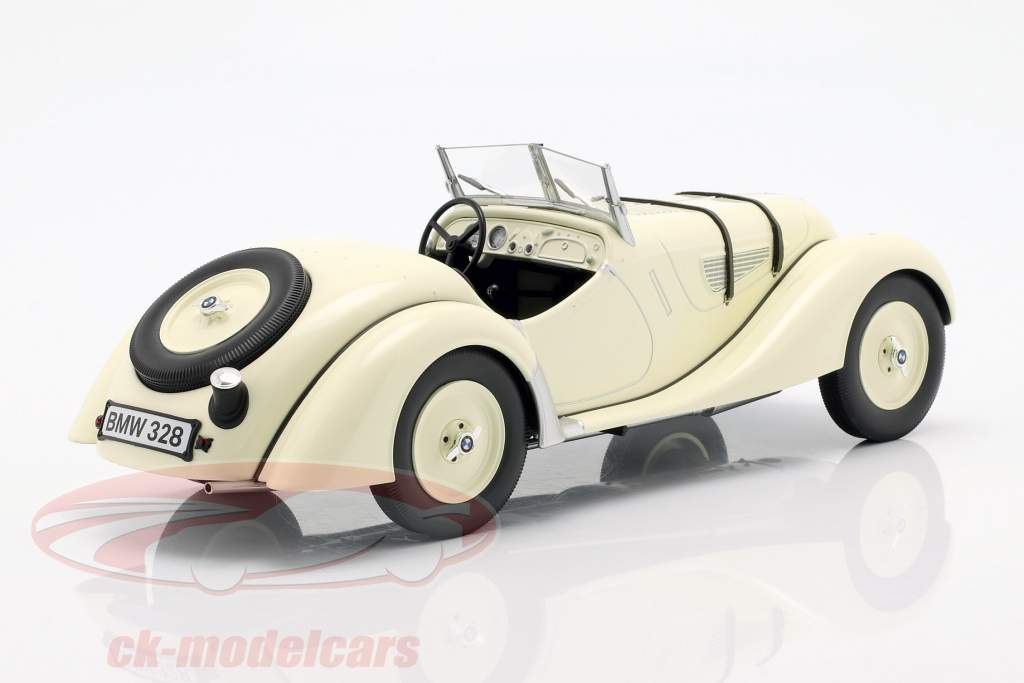 BMW 328 Roadster Year 1936-1940 beige 1:18 Minichamps