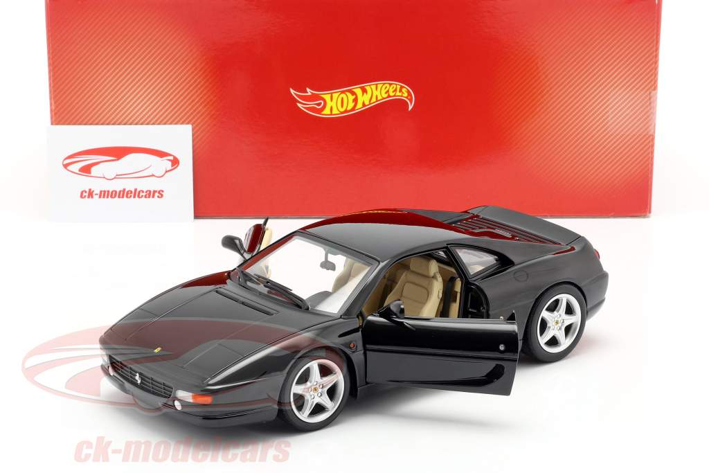 Ferrari F355 Berlinetta Ano de construção 1994 preto 1:18 HotWheels