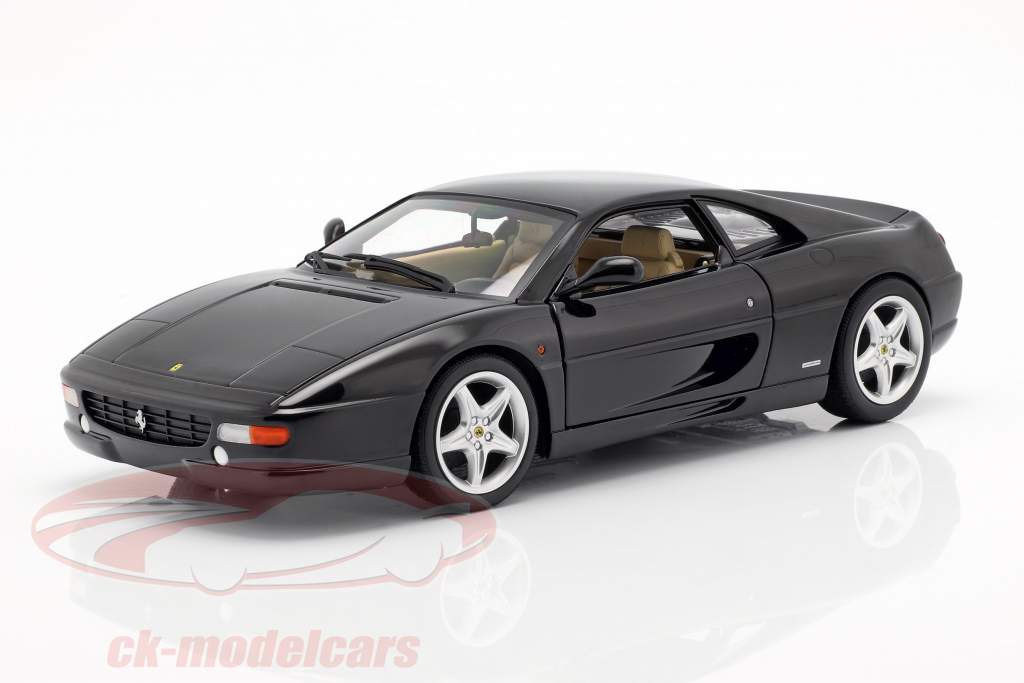 Ferrari F355 Berlinetta Byggeår 1994 sort 1:18 HotWheels