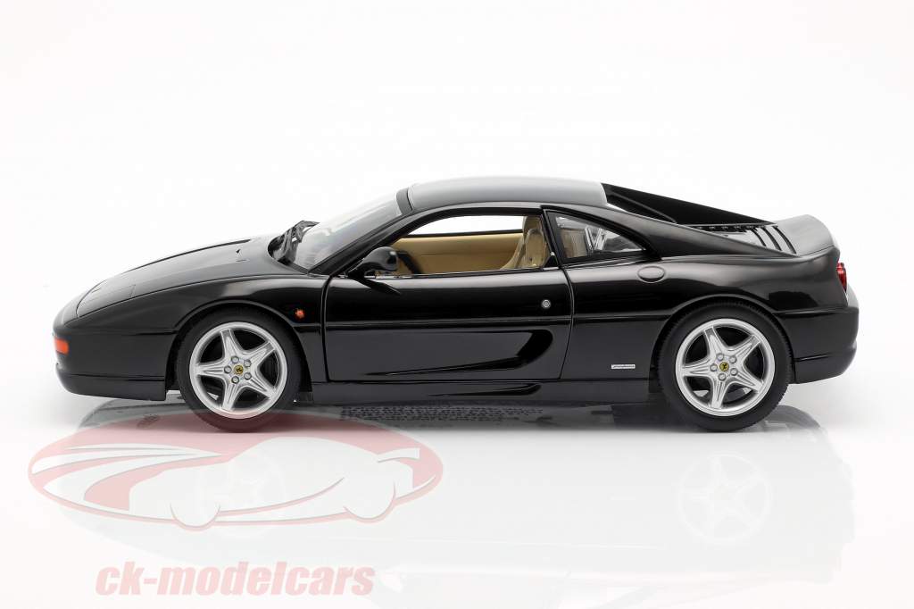 Ferrari F355 Berlinetta Byggeår 1994 sort 1:18 HotWheels