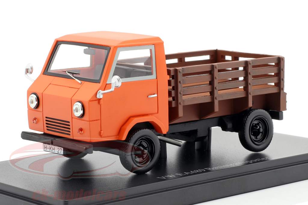Volkswagen VW EA1489 basic Vervoer jaar 1973 oranje 1:43 AutoCult