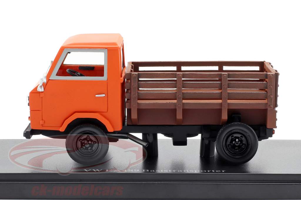 Volkswagen VW EA1489 basic Vervoer jaar 1973 oranje 1:43 AutoCult