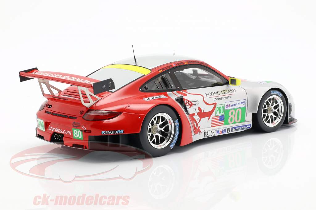 Porsche 911 (997) RSR #80 24h LeMans 2012 Bergmeister, Long, Holzer 1:18 Spark
