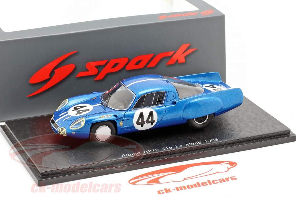 Alpine A210 #44 24h LeMans 1966 Cheinisse, de Lageneste 1:43 Spark