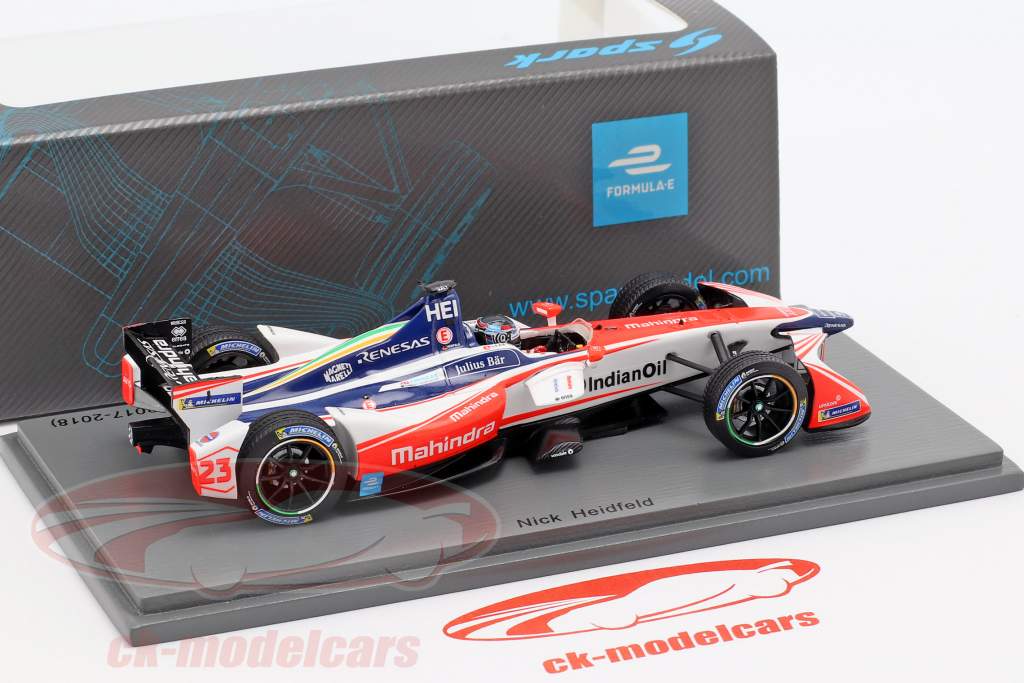 Nick Heidfeld Mahindra M4Electro #23 3 HongKong formule E 2017/18 1:43 Spark