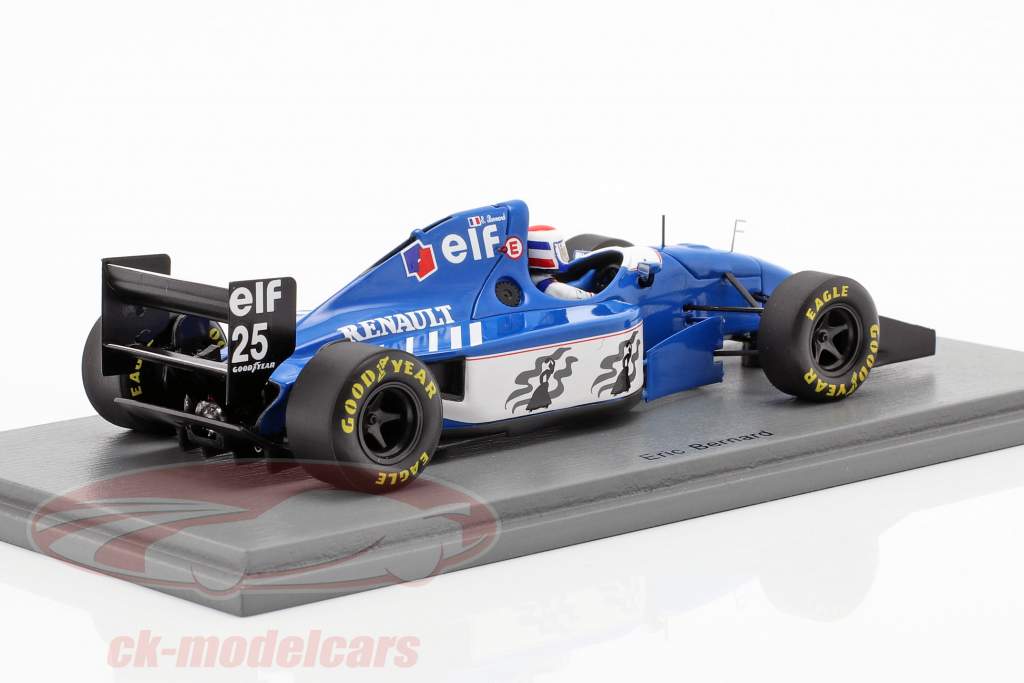 Eric Bernard Ligier JS39B #25 3rd German GP formula 1 1994 1:43 Spark