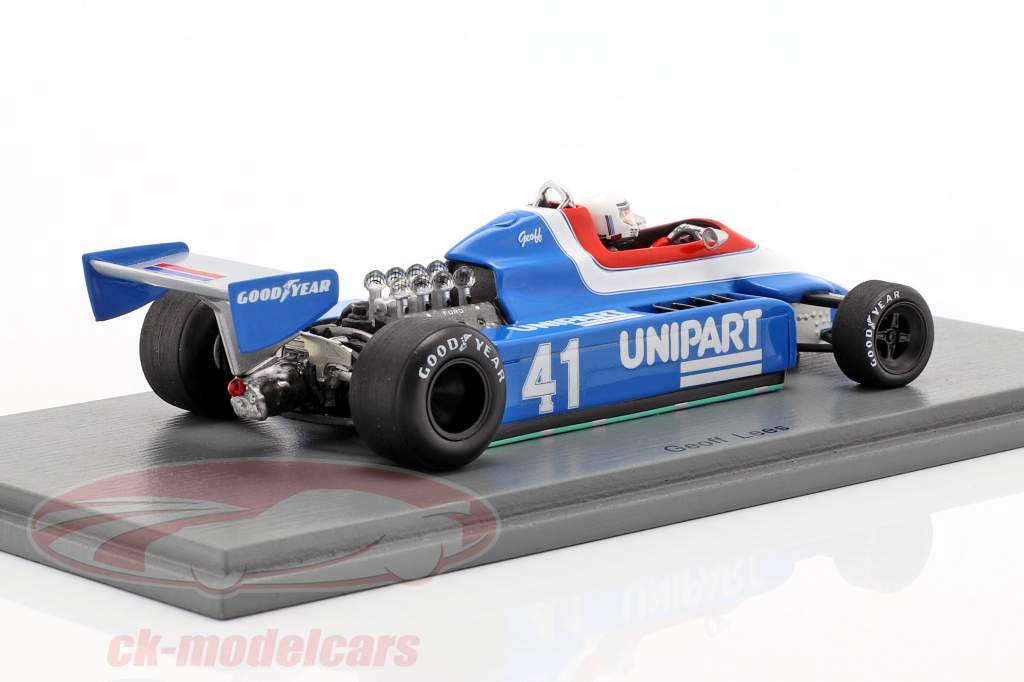 Geoff Lees Ensign N180 #41 Hollandsk GP formel 1 1980 1:43 Spark