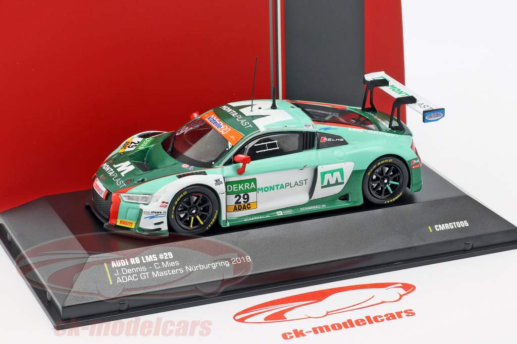 Audi R8 LMS #29 GT Masters Nürburgring 2018 Dennis, Mies 1:43 CMR