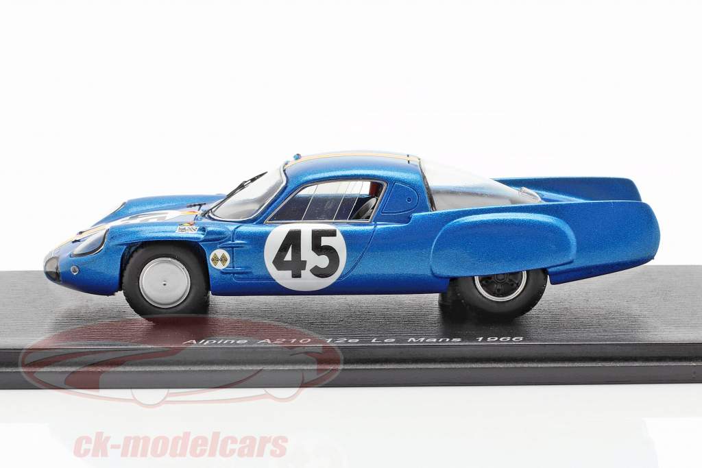 Alpine A210 #45 24h LeMans 1966 Verrier, Bouharde 1:43 Spark