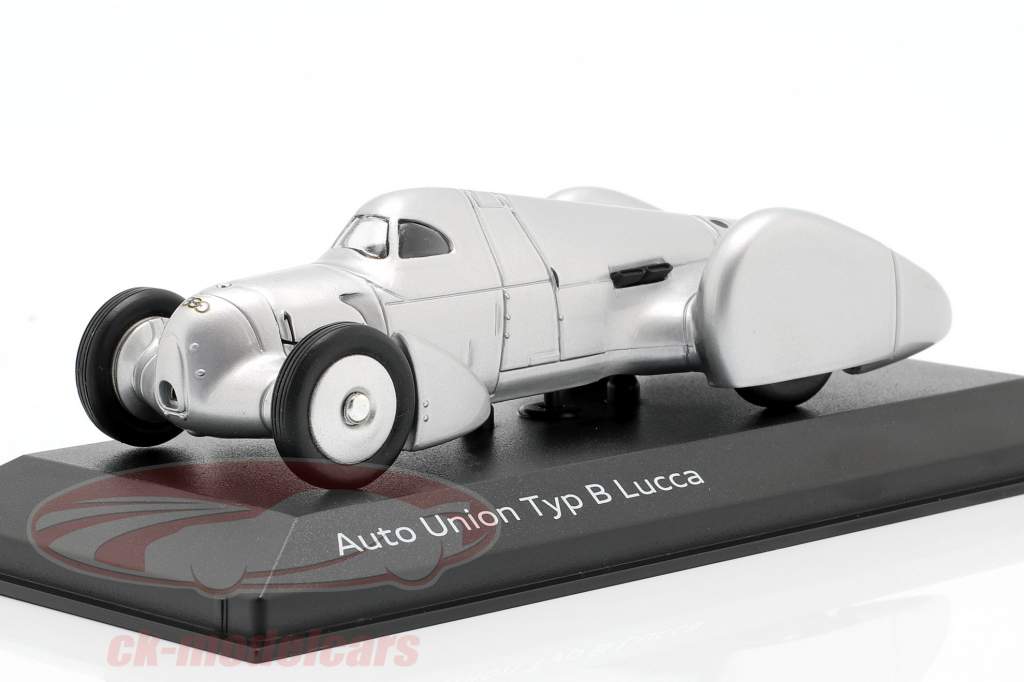 Auto Union Typ B Lucca zilver 1:43 Minichamps