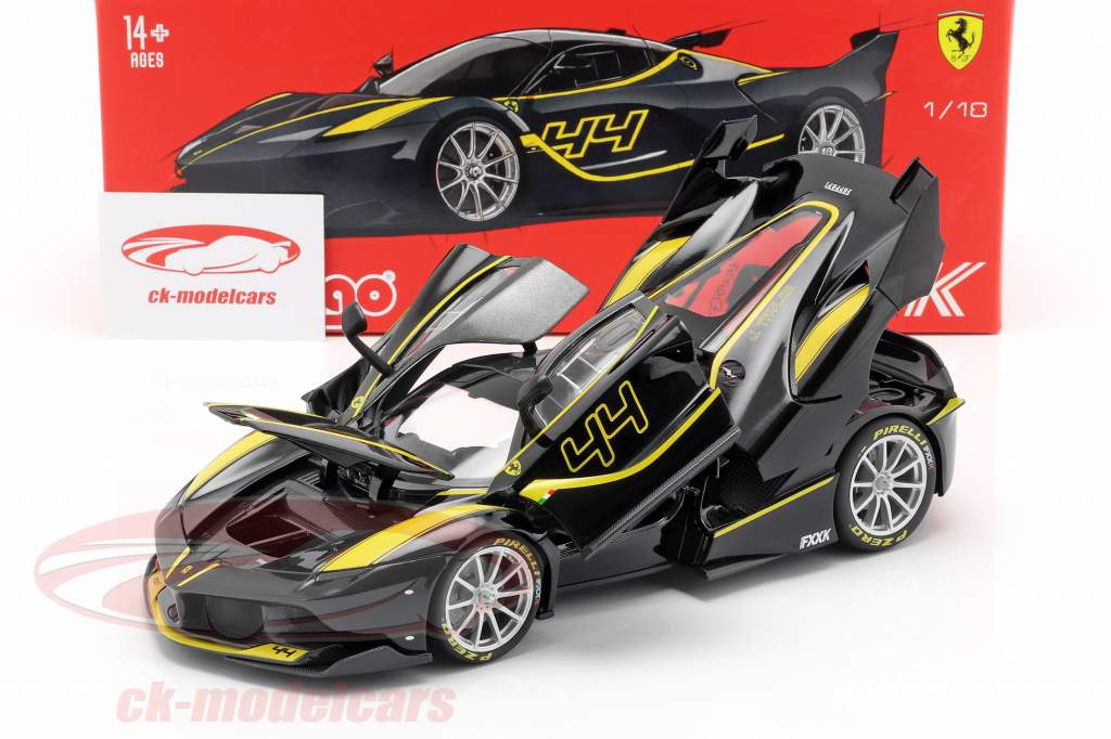 Ferrari FXX 1:18 スケール 限定版 Bburago 1:18 Ferrari FXX-K #44 black Signature 18-16907BK