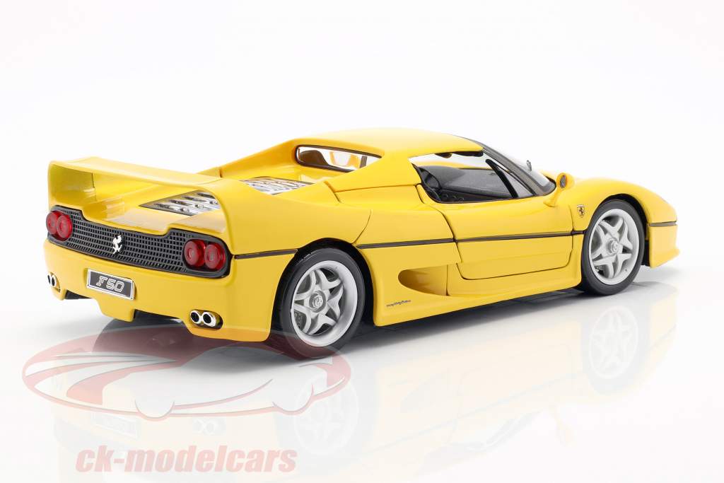 法拉利 F50 黄色 1:18 比美高 Bburago