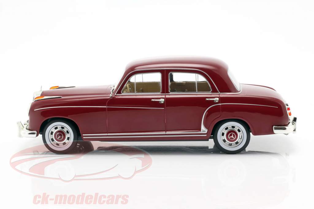 Mercedes-Benz 220 S limousine (W180II) year 1956 dark red 1:18 KK-Scale