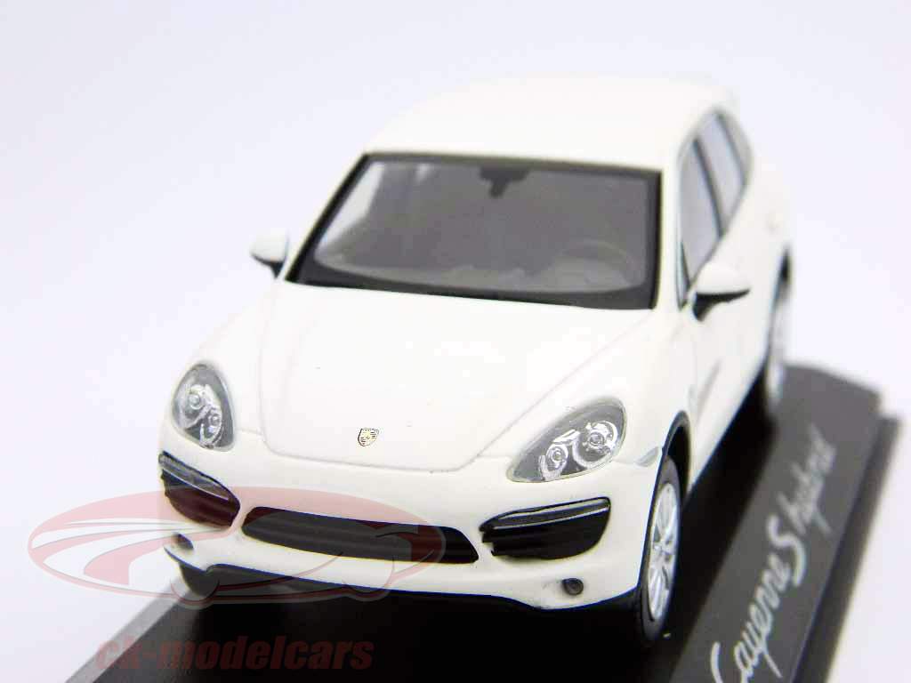 ポルシェカイエンSハイブリッドホワイト/ホワイト1時43ミニチャンプス