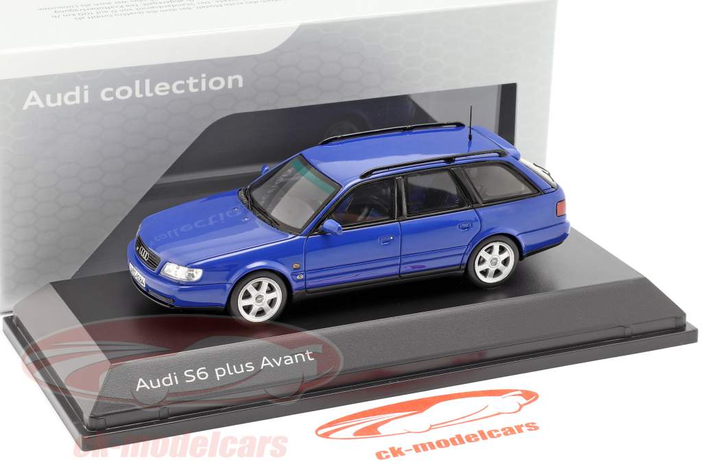 Audi S6 Plus Avant Nogaro blu 1:43 Spark