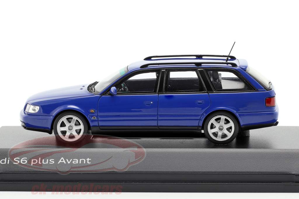 Audi S6 Plus Avant Nogaro blu 1:43 Spark