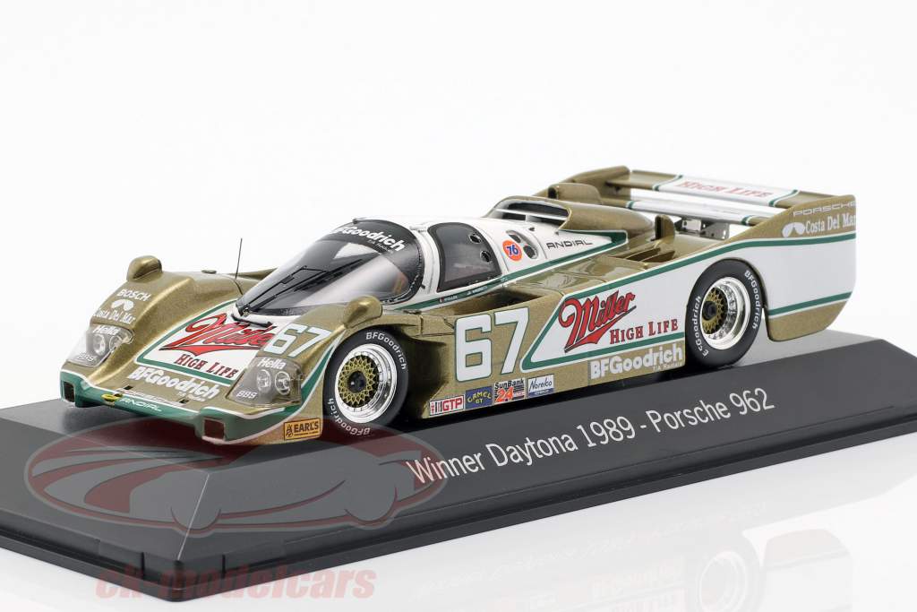 Porsche 962 #67 Gagnant 24h Daytona 1989 Wollek, Bell, Andretti 1:43 Spark