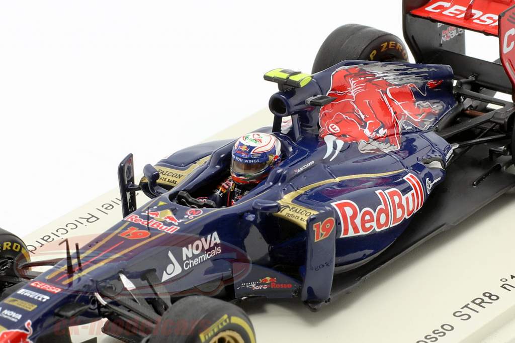 Daniel Ricciardo Scuderia Torro Rosso STR8 #19 Fórmula 1 2013 1:43 Spark