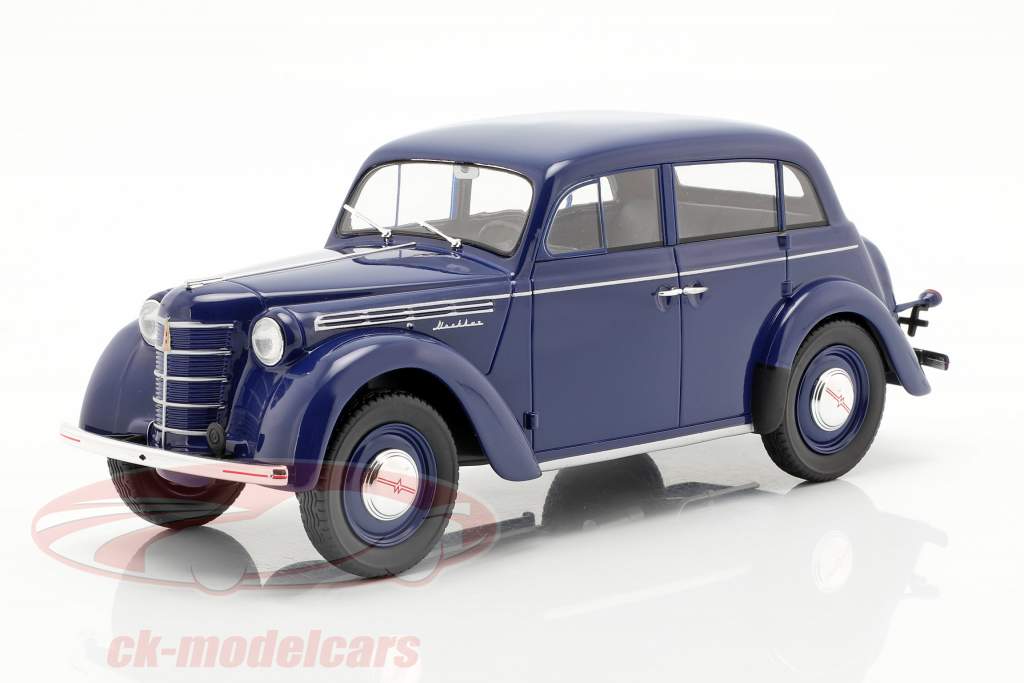Moskwitsch 400 año de construcción 1946 azul oscuro 1:18 KK-Scale