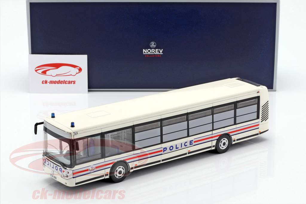 Irisbus Citelis Police Nationale Transport Interpelles Bouwjaar 2008 wit 1:43 Norev