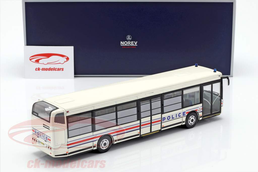 Irisbus Citelis Police Nationale Transport Interpelles Bouwjaar 2008 wit 1:43 Norev