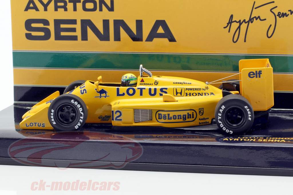 Ayrton Senna Lotus 99T #12 fórmula 1 1987 1:43 Minichamps