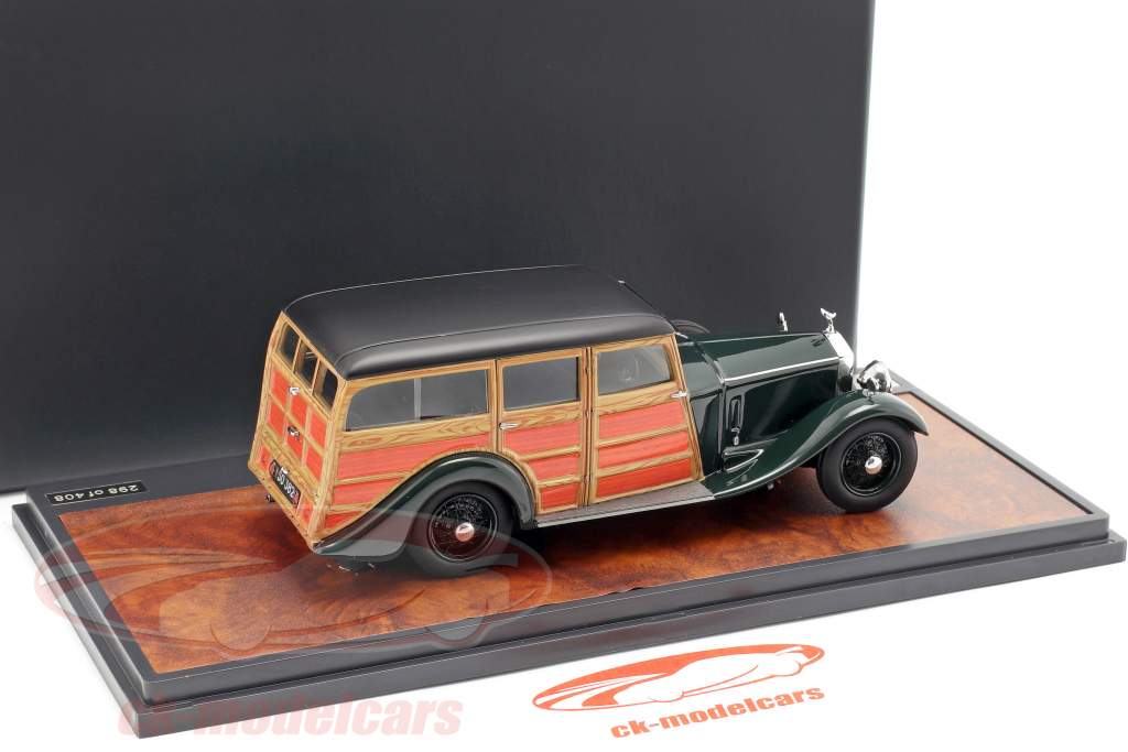 Rolls Royce Phantom II Shooting Brake 1930 темно-зеленый / дерево взгляд 1:43 Matrix